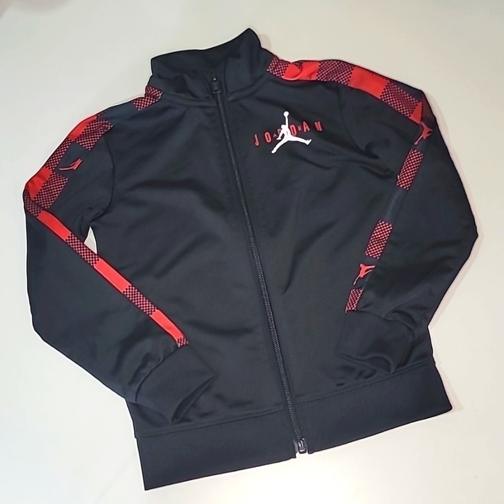NWOT JORDAN Jumpman Plaid Zip Up Jacket Track